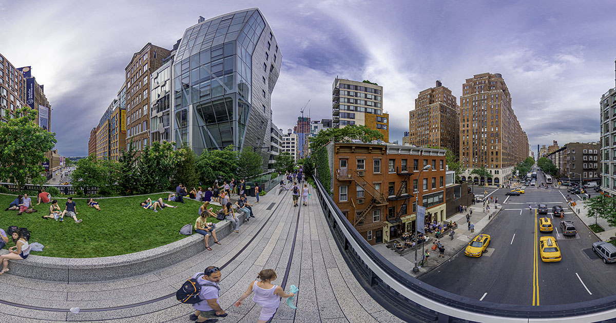 Visite virtuelle de la High Line à New York