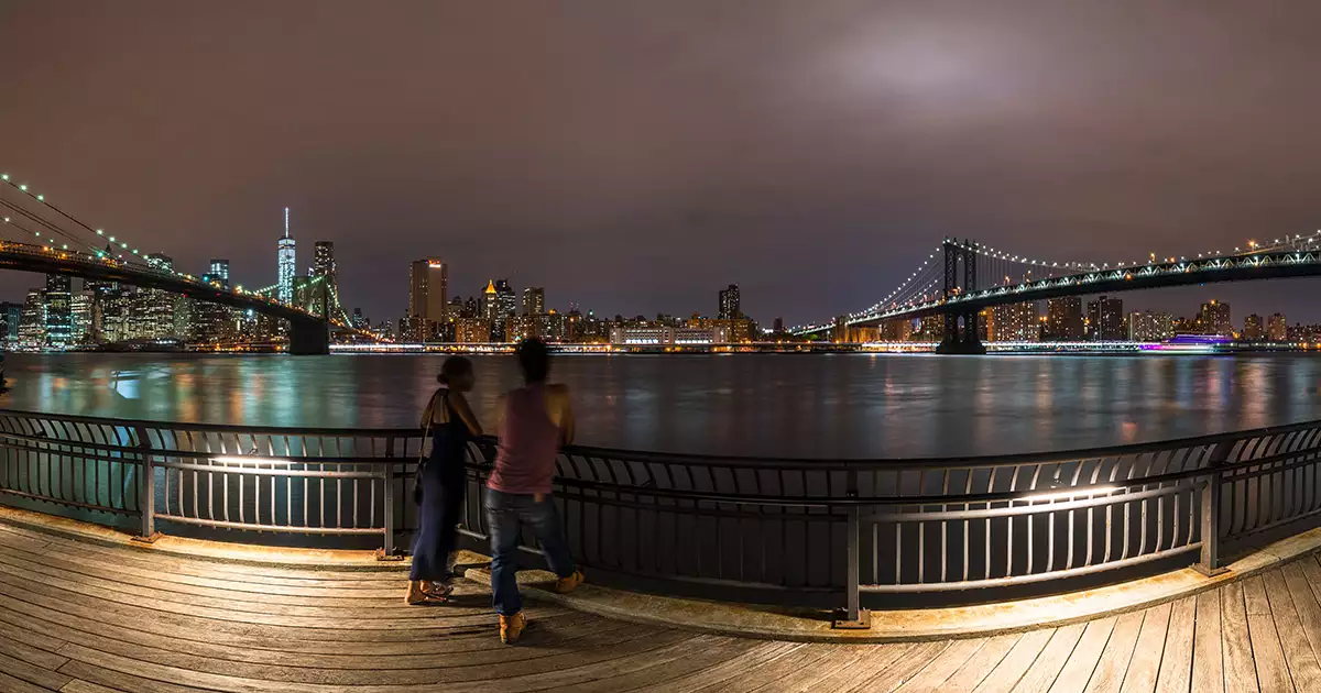 Ponts de Brooklyn et Manhattan