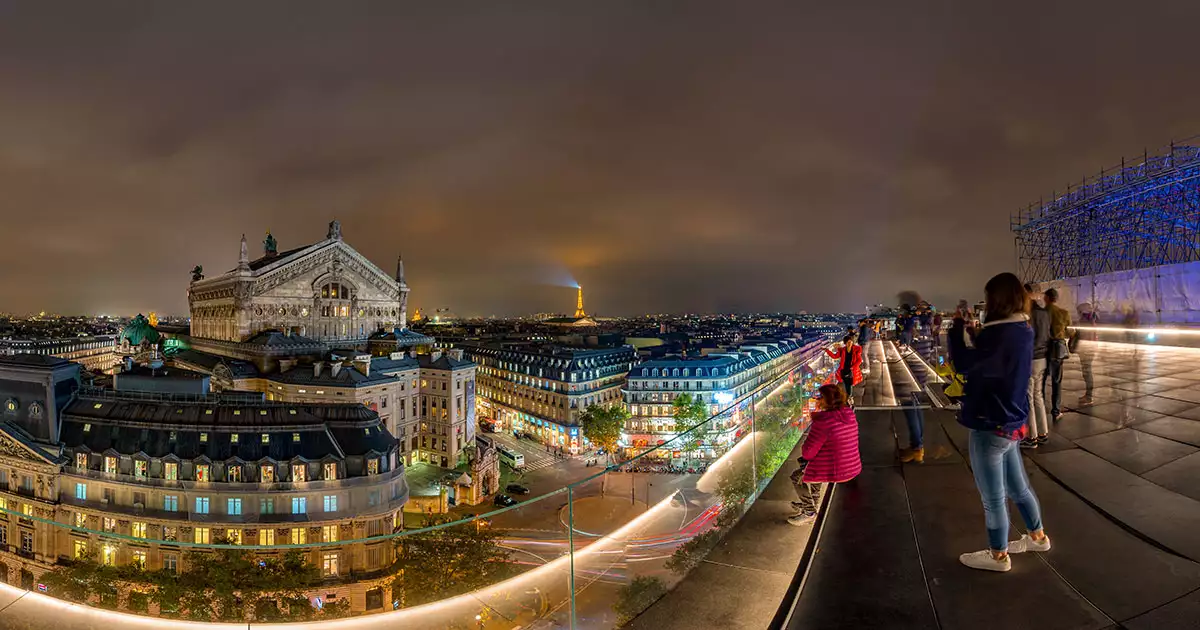 Terrasse des Galeries Lafayette Haussmann