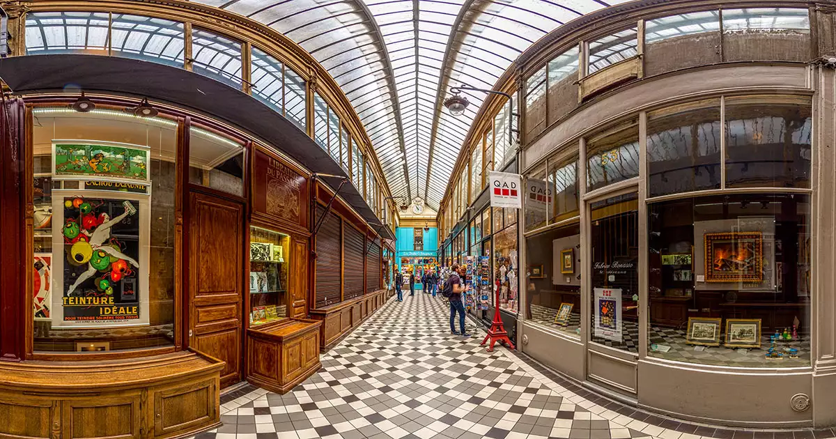 Passages des Panoramas - Jouffroy - Verdeau