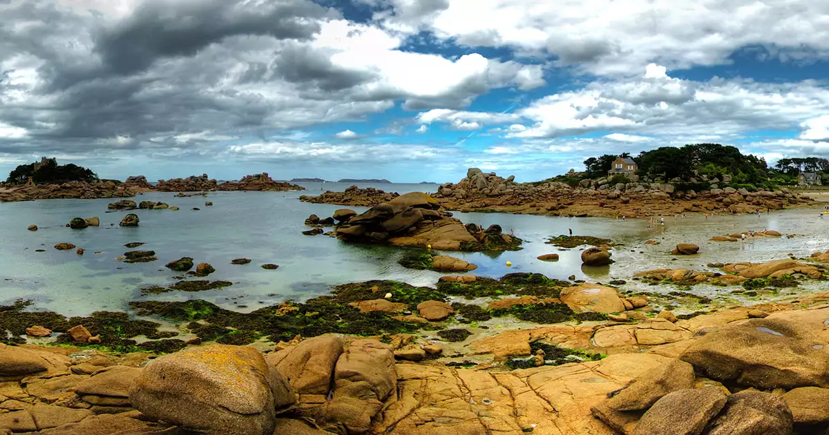 La plage de Saint-Guirec - Ploumanach - Perros Guirec - Cotes d'Armor